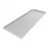 Plateaux Boulangerie en aluminium thermolaqué : Longueur :600 mm , largeur:150 mm, Couleur:blanc satin