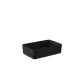 Plateau KATA crock en melamine noir