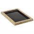 Plateaux de présentation en mélamine FRAME-TRAY : format plateau:280 mm X 210 mm , Couleur:Paille